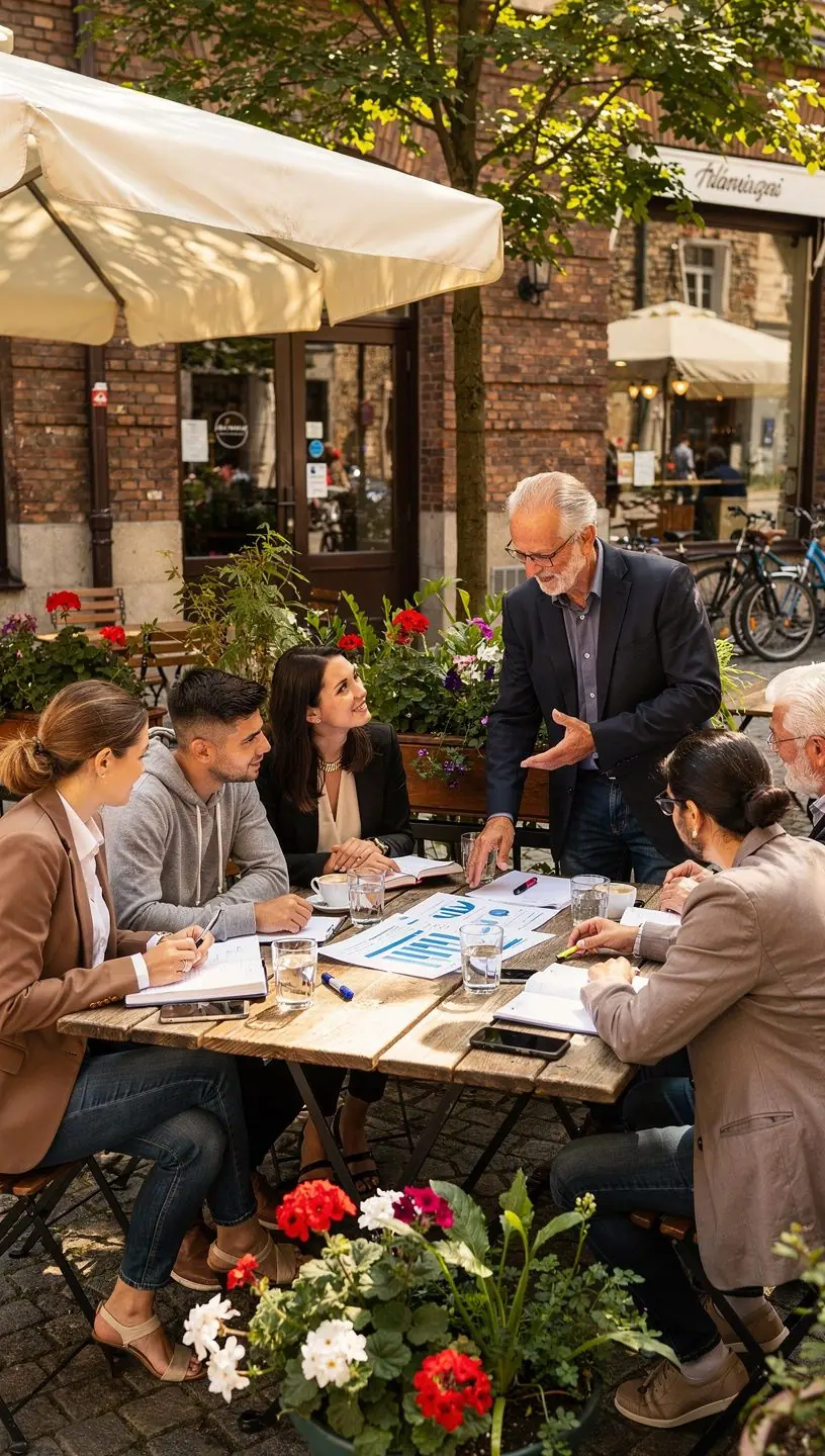 Książki i materiały edukacyjne na temat podstaw finansów osobistych ułożone na stole